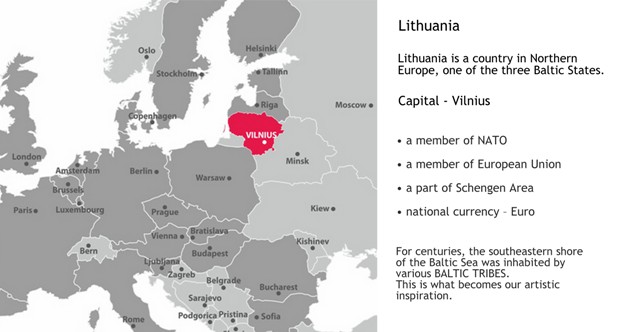map Lithuania