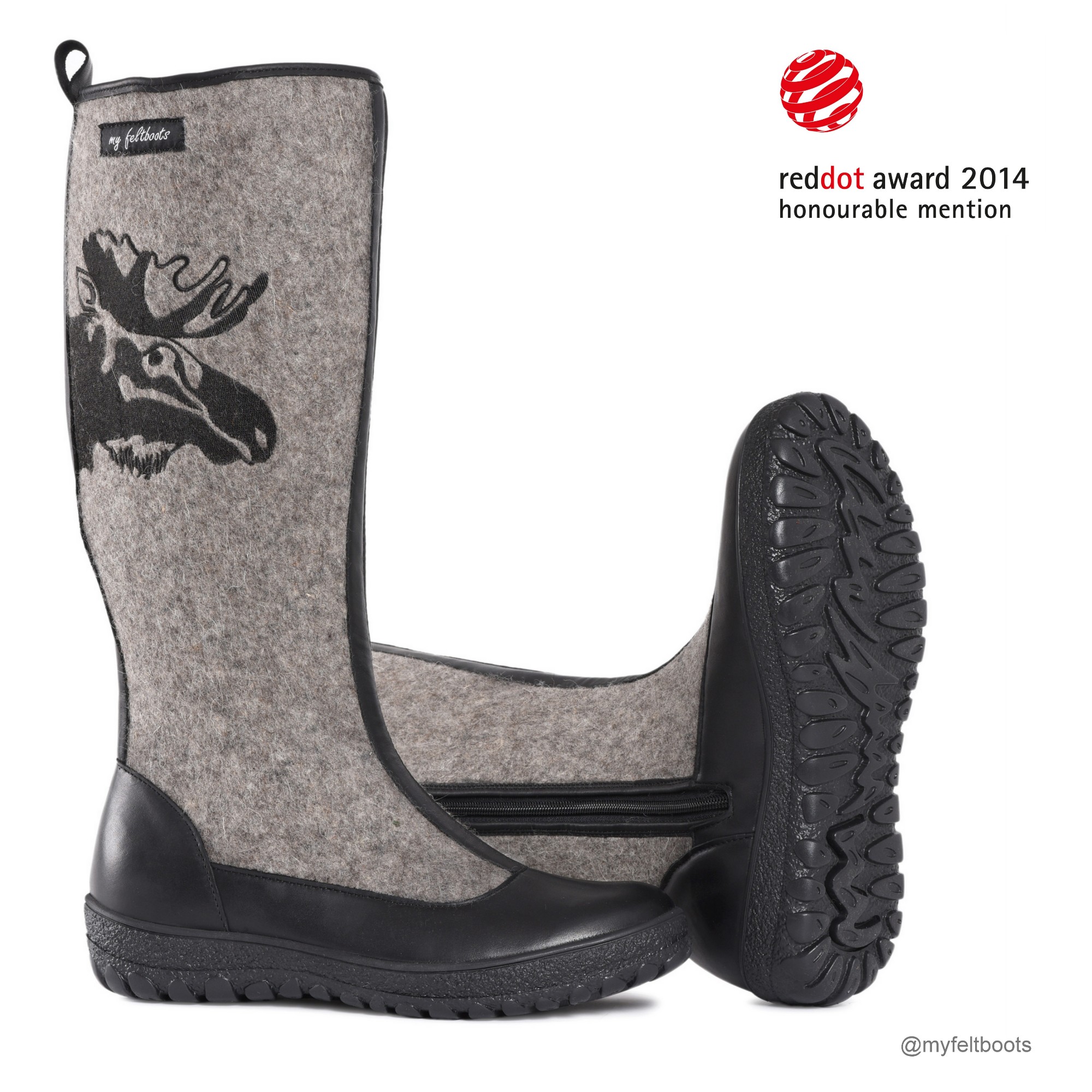 On foot Datum Pouch My felt boots | Katalogas | ILGAAULIAI VELTINIAI BATAI my feltboots BRIEDIS  ®